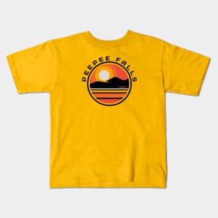 Peepee Falls, HI - Golden Hour Kids T-Shirt
